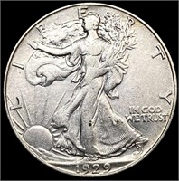 1929-D Walking Liberty Half Dollar CLOSELY