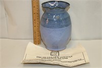 The Silver Dew Pottery Vase Signed