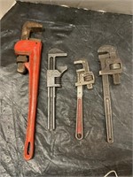 Pipe Wrenches Walworth, Lectolite, Diamond Duluth