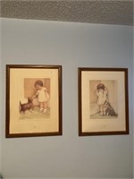 2 Child pictures 26"x20"