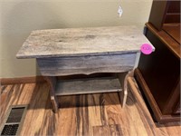 Modern Pine Wash Bench