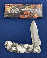 Buck Shot Cutlery Tactical Knife, New