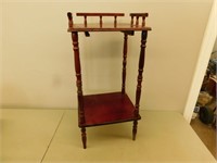 Vintage wooden telephone stand 12X13X28