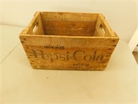 Vintage pepsi wooden case - 12 x 18 x 10