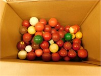 Various billiard balls