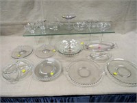 IMPERIAL GLASS 21 PCS. OF CANDLEWICK GLASSWARE: