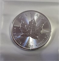 2023 Canada Maple Leaf 1 ounce Fine Silver Coin