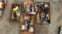 Solder iron, Allen wrenches, assorted tools