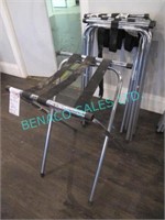LOT, 6X AS-IS TRAY STANDS (BELTS AS-IS)