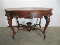 Ornate Oval Table
