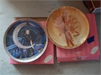 2 Enesco Barbie porcelain plates