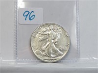 1944 P Walking Liberty Half Dollar 90% Silver