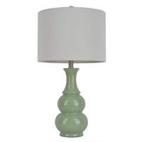 Decor Therapy: Crackle Ceramic 26.5 in. Green Tab