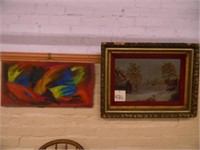 (2) Oil on Canvas Framed Pictures