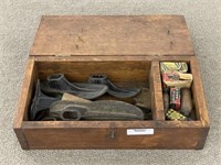 Cobbler's Tools in a Wooden Box