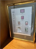Framed "Stamps of Law"