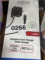 ZGEAR WALL CHARGER 2PK