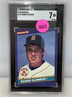 Sgc Graded 1986 Donruss Roger Clemens Collector