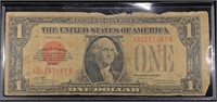 1928 $1 RED SEAL NOTE FR. 1500