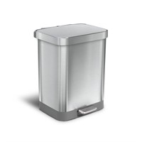 N4112  Glad Stainless Steel Trash Can