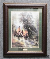 "Cowboy's Reward" Enlargement Print by G. Harvey