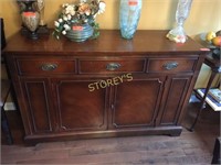 2 Door, 1 Drawer Buffet Unit - 54 x 19 x 35