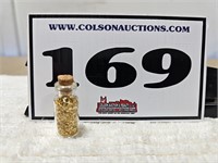 gold flake vial