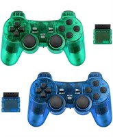 BicycleStore 2 Pack Wireless Controller for PS2