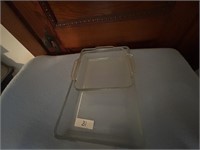 2 Glass baking dishes