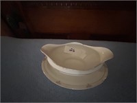 Gravy Boat with dish attached