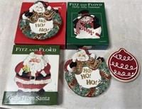 Fitz & Floyd Christmas Plates