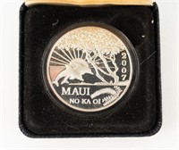 Coin 2007 Maui Trade Dollar .999 Pure Silver Oz