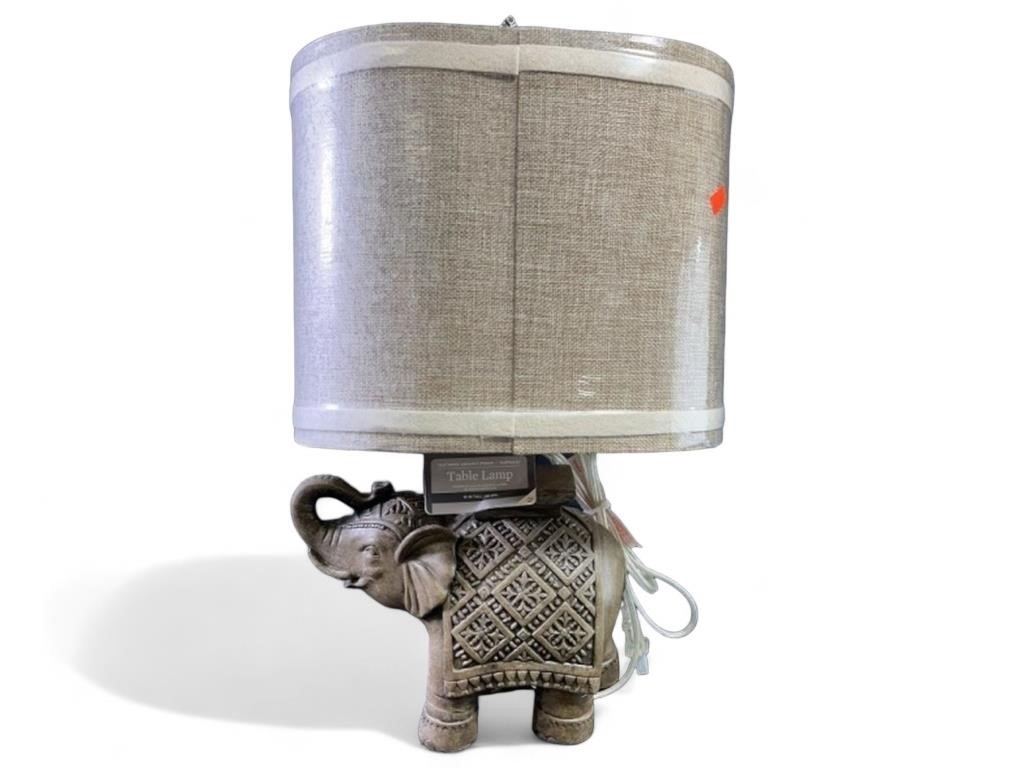 Better Homes And Gardens Elephant Lamp Table 19”