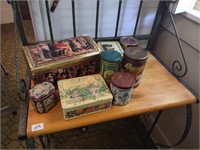 Great group of vtg tins