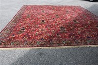 Large Wool Area Rug 154x181