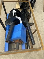 skid steer mount auger set w/3 bits