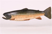 18" Handcarved and Painted Trout Model