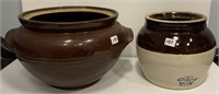 2 Pottery Pieces (NO SHIPPING)