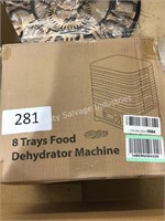 eight tray food dehydrator