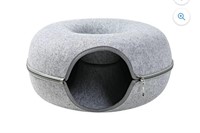 Cat Tunnel Bed with for Peep Hole