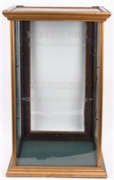 MARKELL BROS SPICES GLASS DISPLAY CABINET