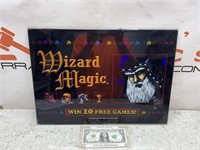 Wizard Magic slot machine advertising sign