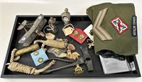 GOOD MILITARY SMALLS - PINS - FIGURES & MORE