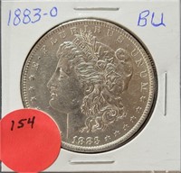 1883-O BU MORGAN SILVER DOLLAR