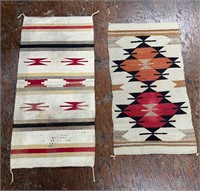 2 Indian Saddle Blankets