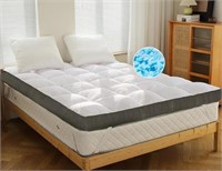 Whatsbedding 3 Inch Memory Foam Mattress Topper