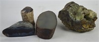 GROUP OF GEODES & MINERAL SPECIMENS