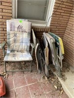 MANY PATIO CHAIRS