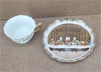 Mini Last Supper Porcelain Plate & Cup