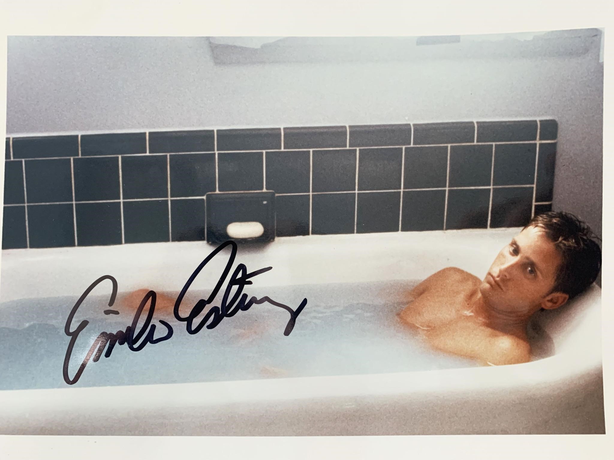 Emilio Estevez signed photo. GFA Authenticated